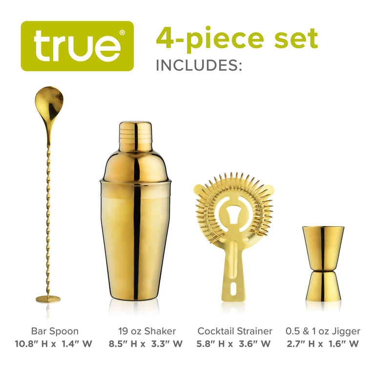 GOLD BARWARE SET