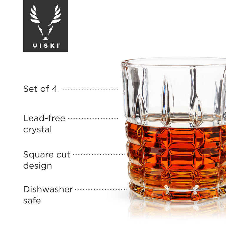 HIGHLAND DOF TUMBLERS SET OF 4