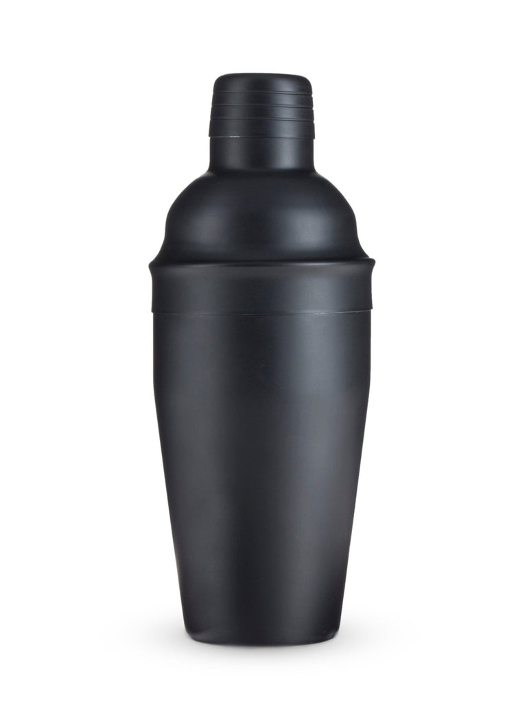 ASH: 18-OUNCE MATTE BLACK COCKTAIL SHAKER