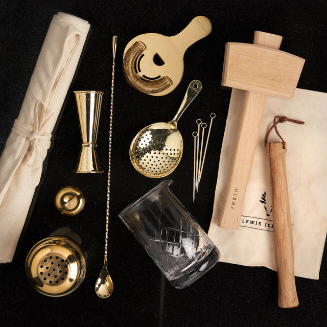 GOLD JULEP STRAINER