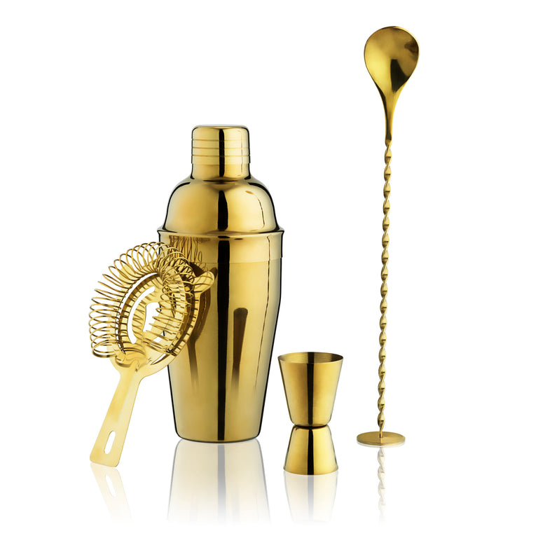 GOLD BARWARE SET