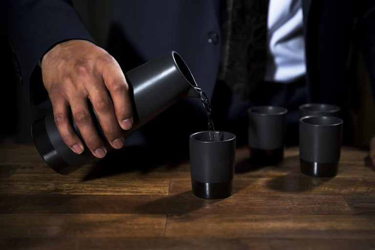 5-PIECE STONEWARE SAKE SET | COCKTAIL