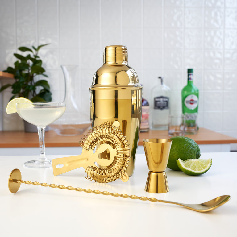 GOLD BARWARE SET