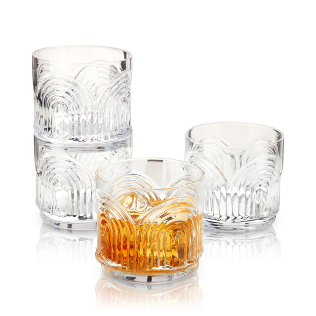 BEAU LOWBALL TUMBLERS SET OF 4