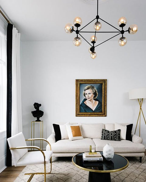 8 Midcentury Living Room Lighting Ideas That'll Inspire You to Go Back in Time