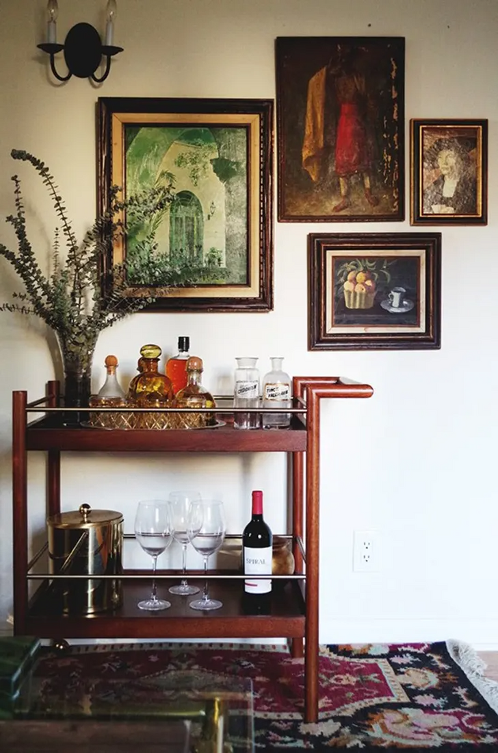 How To Style A Bar Cart Like a Pro