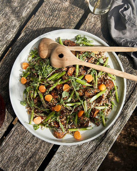 Pearled Emmer Salad With Potatoes and Asparagus