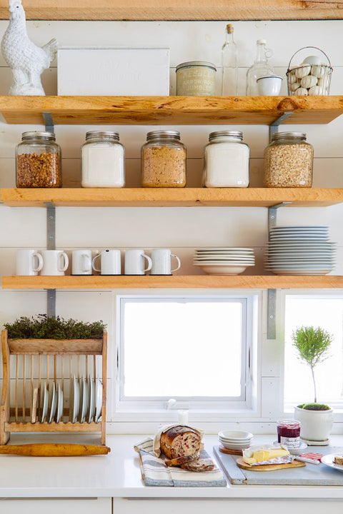 How To Style Open Shelving in Your Kitchen