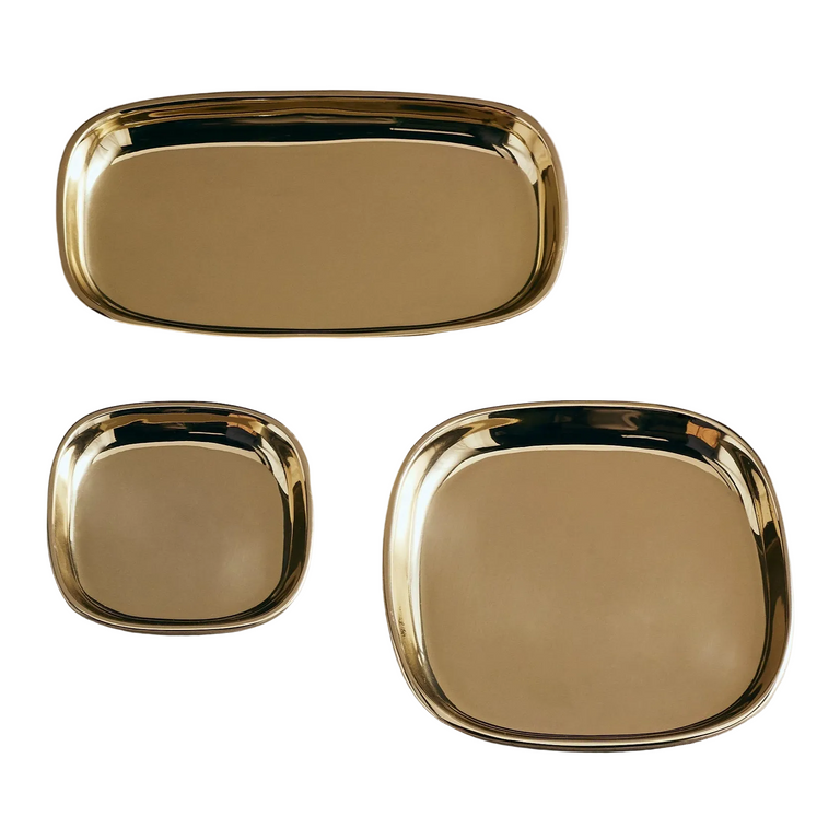 Aurum Catchall Brass Trays
