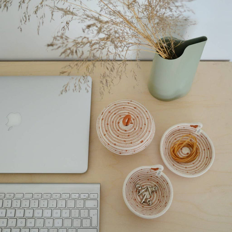 PETITE TRINKET BOWL - SAFARI | ORGANIC SOUTH AFRICAN COTTON CRAFT