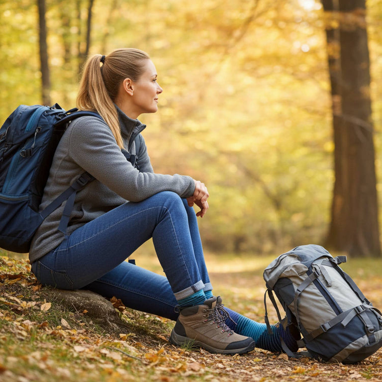 ALPACA SOCKS • STRIPE • MOSS | APPAREL
