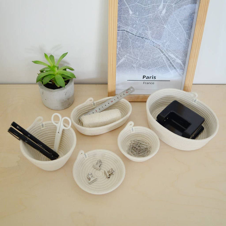PETITE OVAL BASKET - AFRI-SCANDI | ORGANIC SOUTH AFRICAN COTTON CRAFT