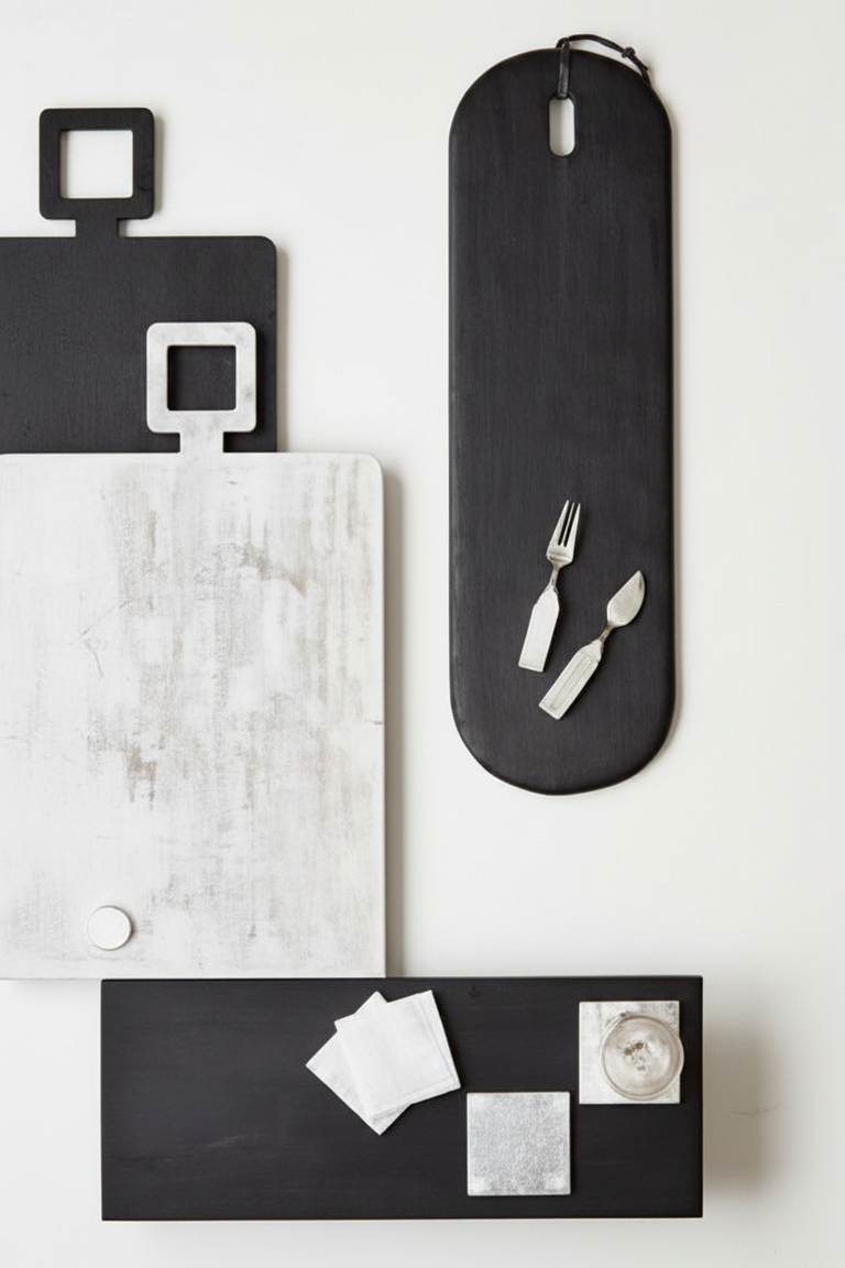 BLACK TEXTURED PADDLE BOARD | ENTERTAINING & HOSTING