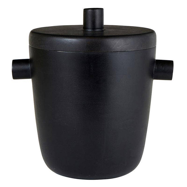 BLACK WOOD ICE BUCKET | ENTERTAINING