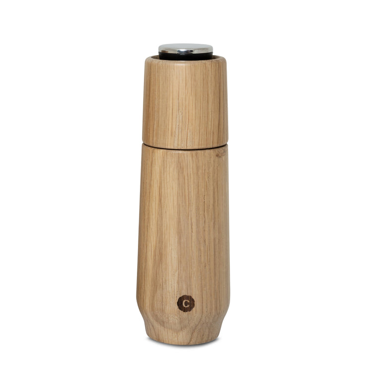 CHAMPAGNE OAK WOOD PEPPER GRINDER/SHAKER  6.5" | KITCHEN
