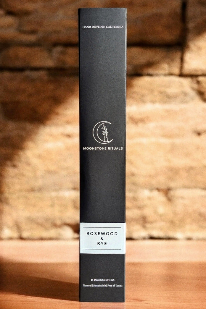 ROSEWOOD & RYE INCENSE STICKS | SPIRITED HOME FRAGRANCE & CANDLES