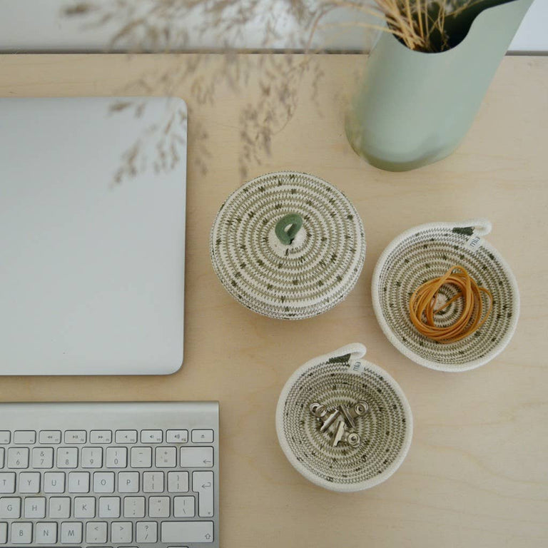 PETITE TRINKET TRAY - SAFARI | ORGANIC SOUTH AFRICAN COTTON CRAFT