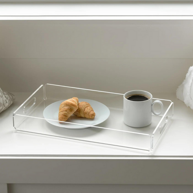 LUCITE ACRYLIC RECTANGLE TRAY