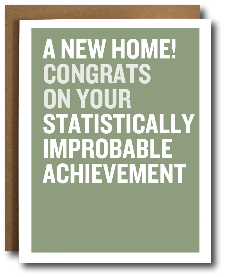 New Home Achievement | GREETING CARD - NEW HOME