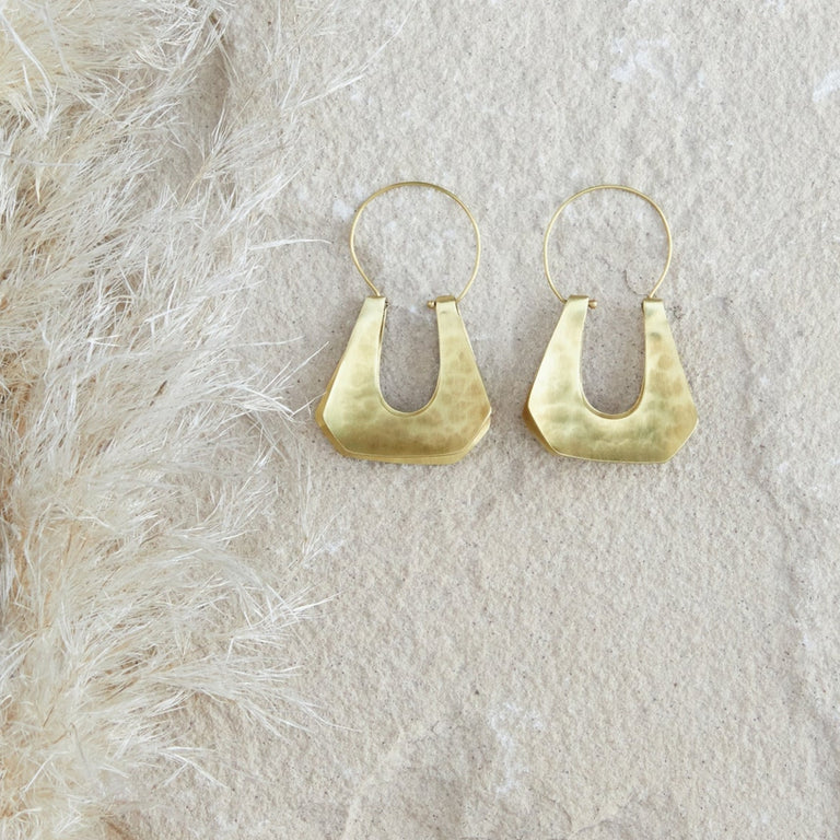 YUCCA TRAPEZOID EARRING | JEWELRY