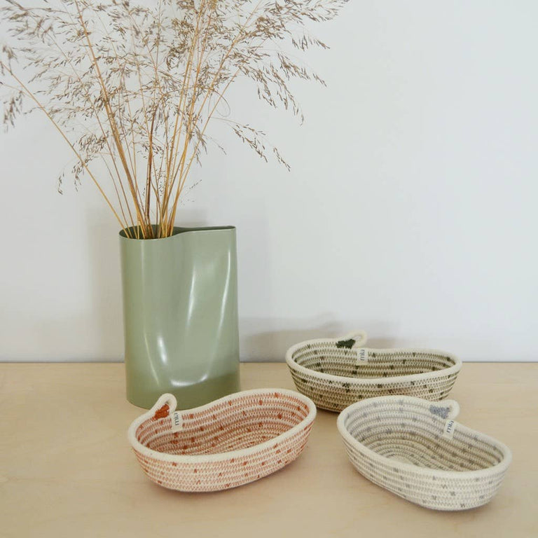 PETITE OVAL BASKET - SAFARI | ORGANIC SOUTH AFRICAN COTTON CRAFT