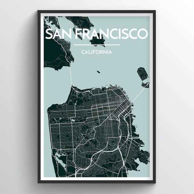 SAN FRANCISCO CITY MAP | ART PRINT