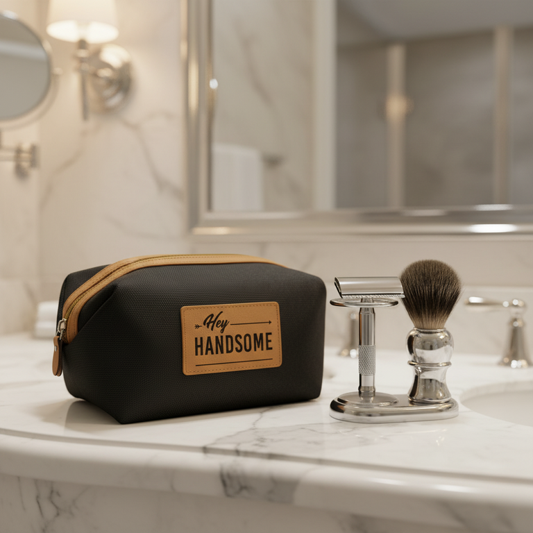 HEY HANDSOME DOPP KIT • SADDLE | TOTES