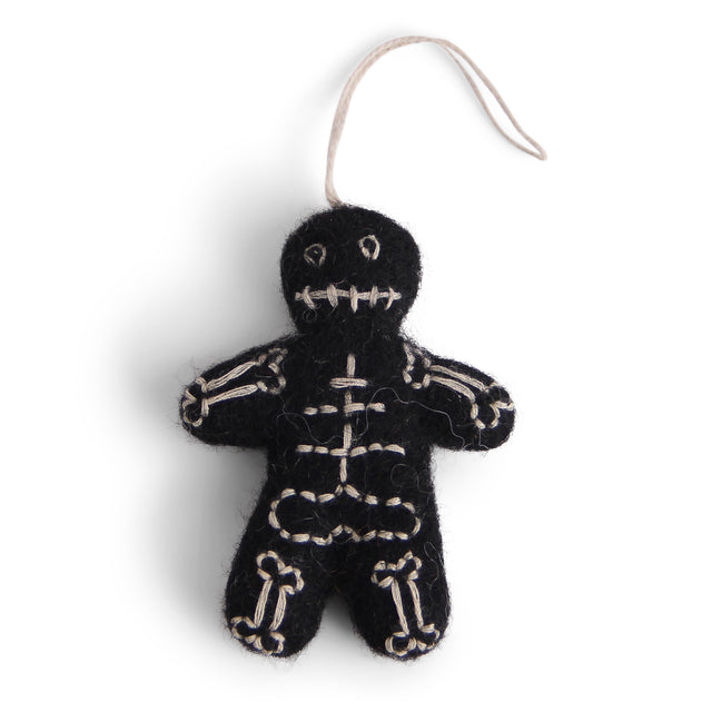 FELT SKELETON ORNAMENT | HOLIDAY