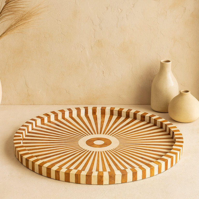 LYRA INLAY TRAY, LARGE | SERVING PLATTERS