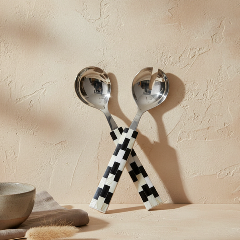 FINLAY INLAY SERVING SET | SERVING UTENSILS