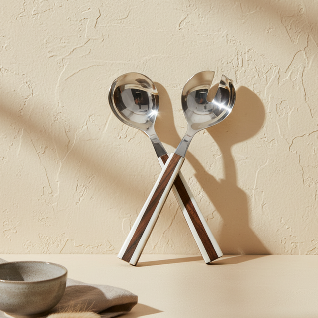 LYRA INLAY SERVING SET | SERVING UTENSILS
