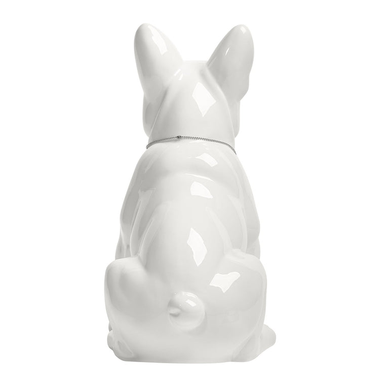 FRENCH BULLDOG, WHITE 12"