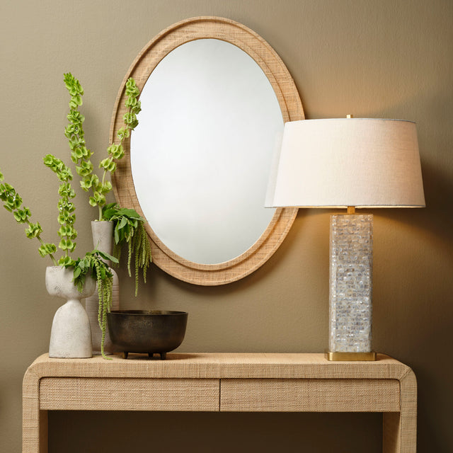 PRESTON TABLE LAMP, MOTHER OF PEARL