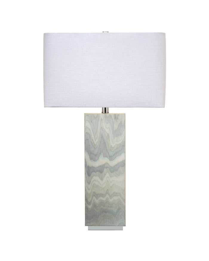 SUMMIT TABLE LAMP, PALE LACQUER