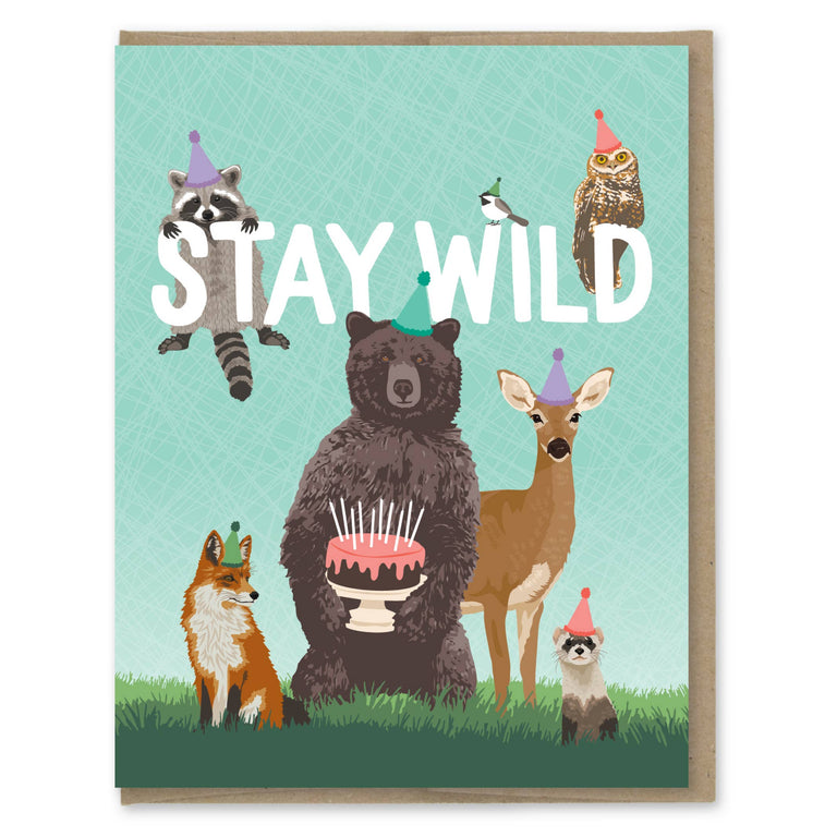 STAY WILD BIRTHDAY CARD | CARDS