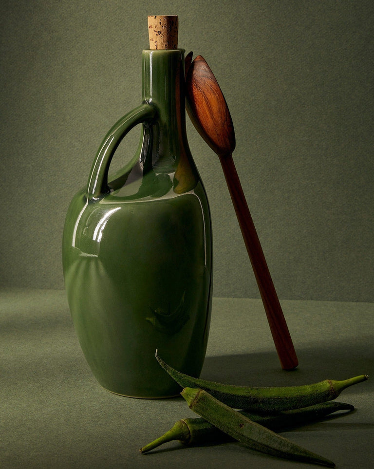 Stoneware Olive Oil Dispenser | Canard 34 oz