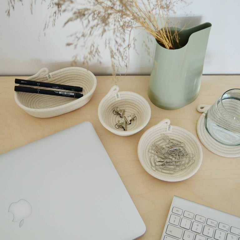 PETITE OVAL BASKET - AFRI-SCANDI | ORGANIC SOUTH AFRICAN COTTON CRAFT