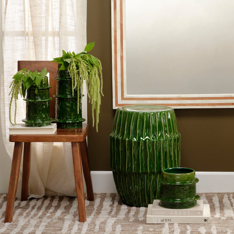 ALGAE SIDE TABLE, GREEN