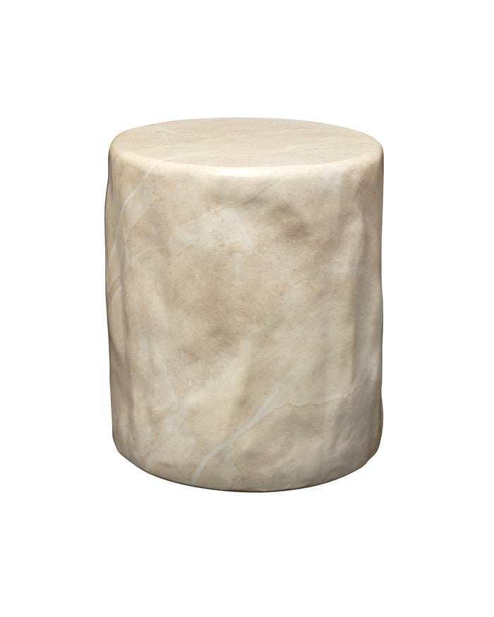 CEDAR SIDE TABLE, MARBLED