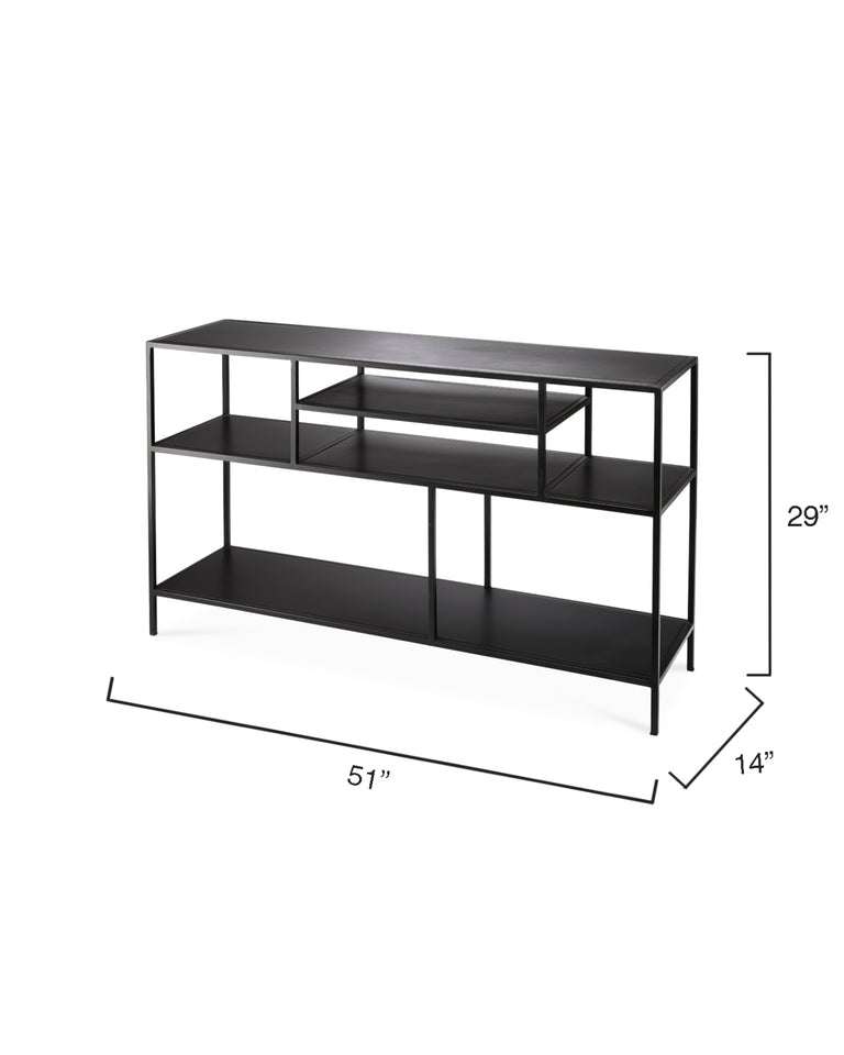 ELEMENT SHELVED CONSOLE TABLE
*MUST SHIP COMMON CARRIER.