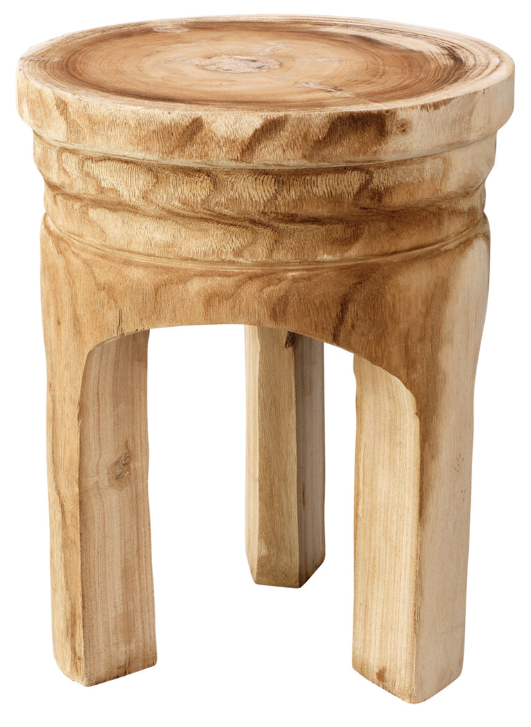 MESA WOODEN SIDE TABLE