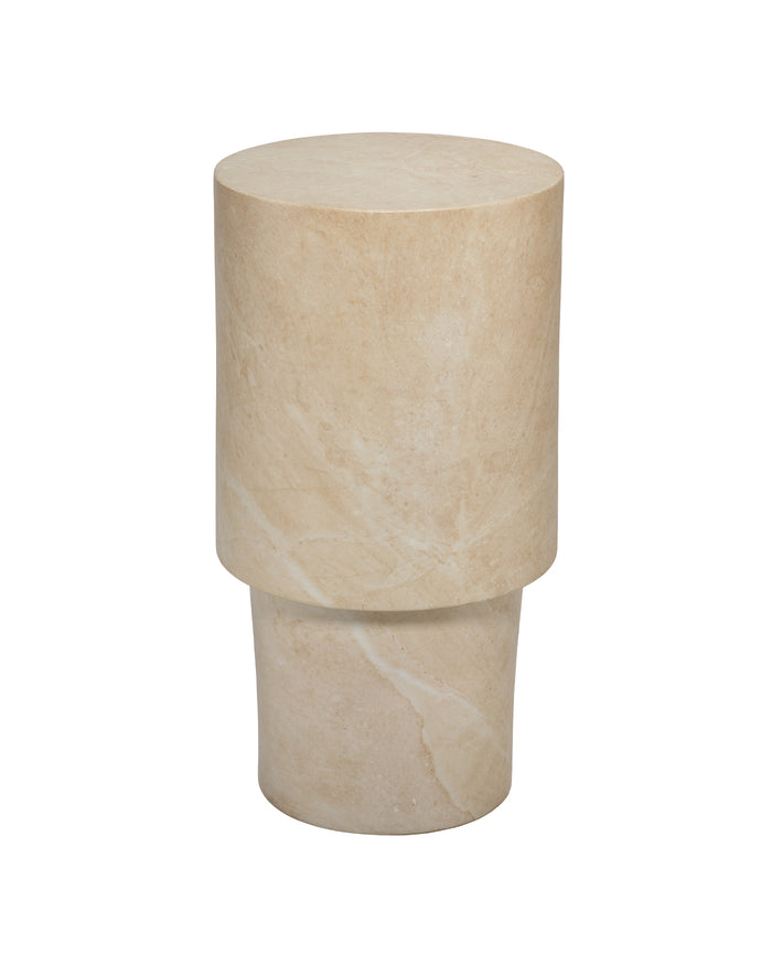 ST. GERMAIN DRINK TABLE, MARBLED GREY