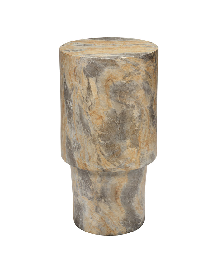 ST. GERMAIN DRINK TABLE, MARBLED