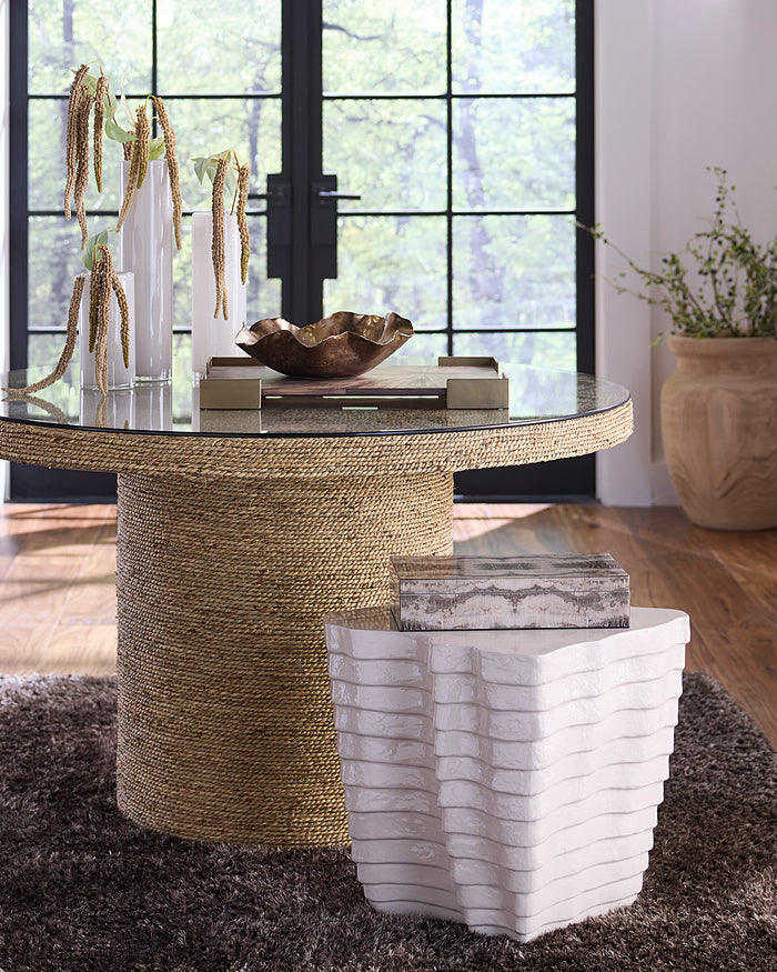 STRATA SIDE TABLE, SLATE