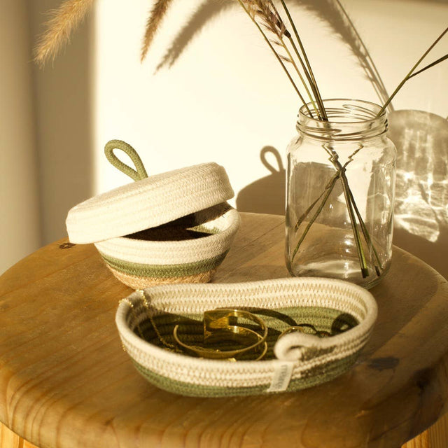 PETITE OVAL BASKET - FRUIT PASTILLES COZY HUES | ORGANIC SOUTH AFRICAN COTTON CRAFT