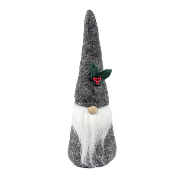 GREY FELT GNOME | HOLIDAY