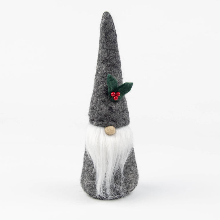 GREY FELT GNOME | HOLIDAY