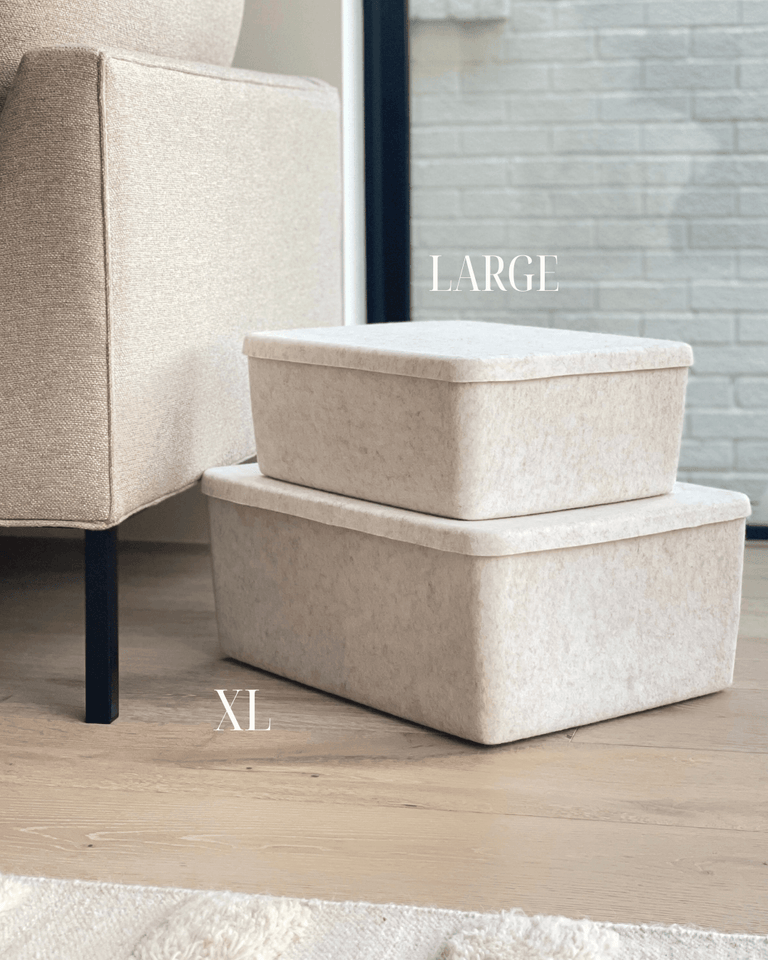 The Sculpted Bin - Large | Set of 3 | STORAGE