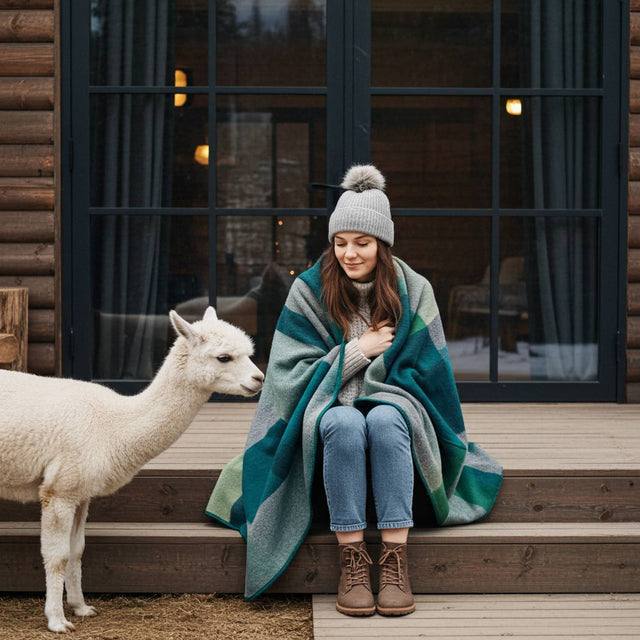 ALPACA THROW BLANKET • ALPINE | THROWS