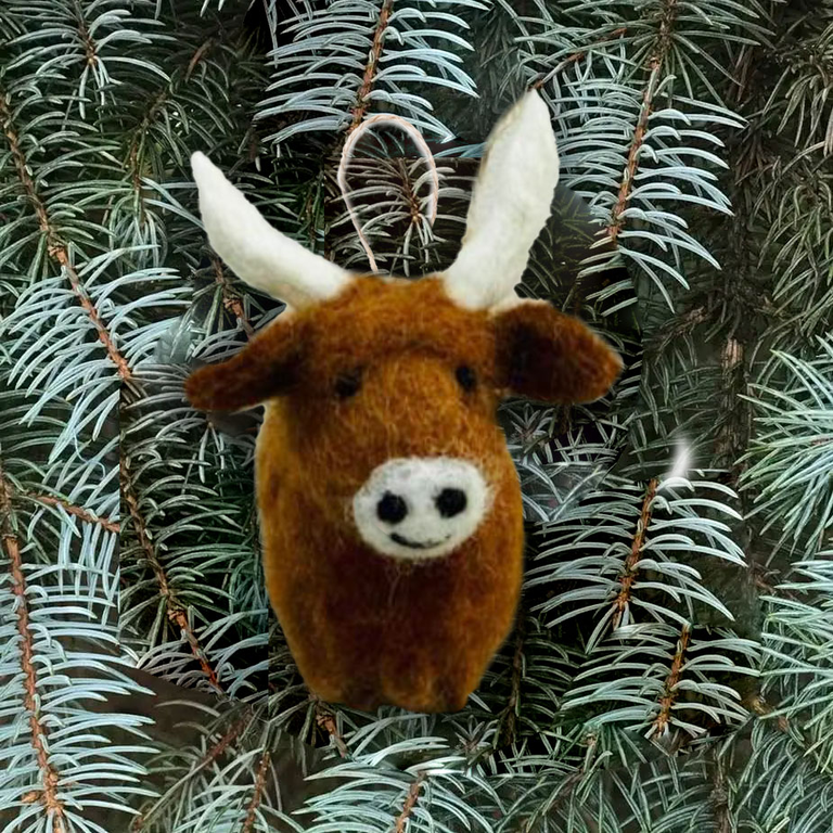 HIGHLAND COW ORNAMENT | HOLIDAY